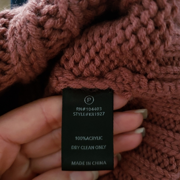 J.O.A. Mauve Knit Sweater - Picture 5 of 7